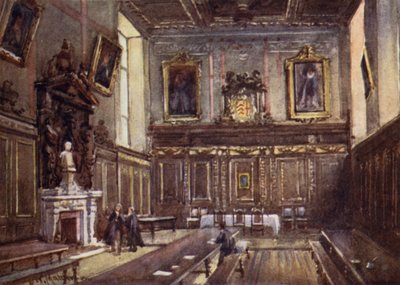 クレア大学のホール 作： William Matthison