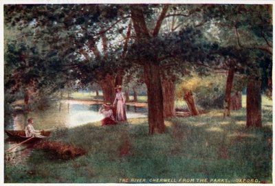 公園、オックスフォードからのチャーウェル川 作： William Matthison
