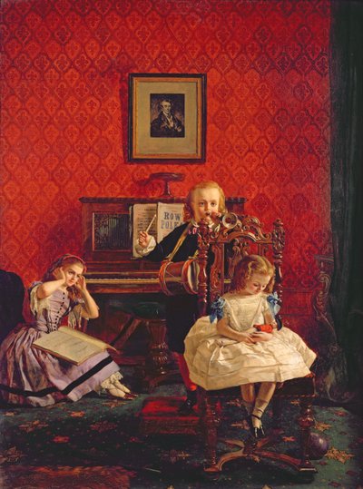 ミュージックハスチャーム、1861 作： William Maw Egley