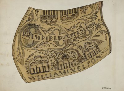 パウダーホーン、1937年頃 作： William McAuley