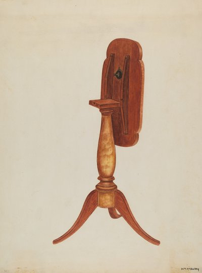 Tip-table or Cant-table, 1937年。 作： William McAuley