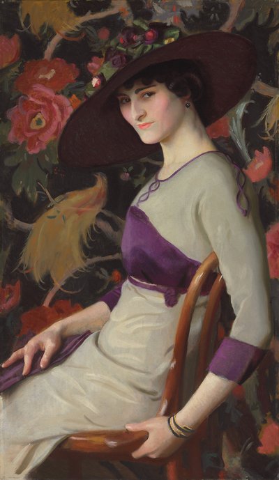 ロシア人;ラルッセ（帆布に油彩） 作： William McGregor Paxton