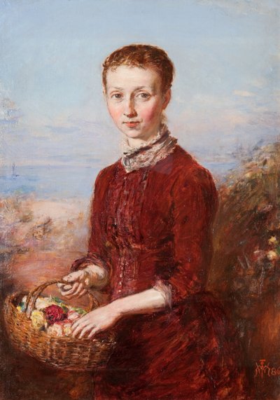 バラを切る 作： William McTaggart