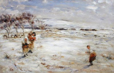 4月の雪（油彩・キャンバス） 作： William McTaggart