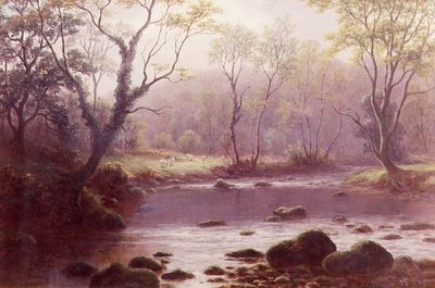 On the Wharfe」（水彩・紙） 作： William Mellor