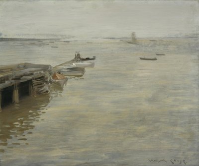 灰色の日 作： William Merritt Chase