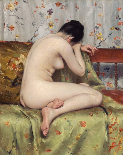 現代のマグダレン 作： William Merritt Chase