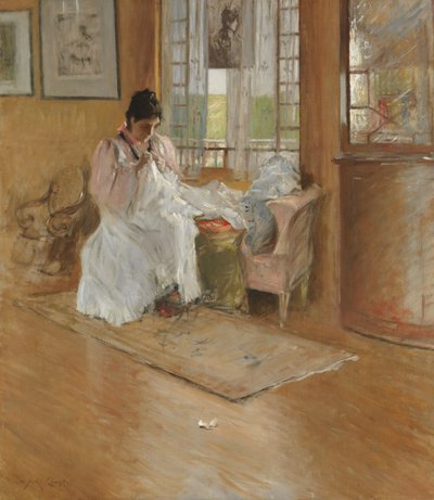 リトル・ワンのために、およそ。 1896 作： William Merritt Chase