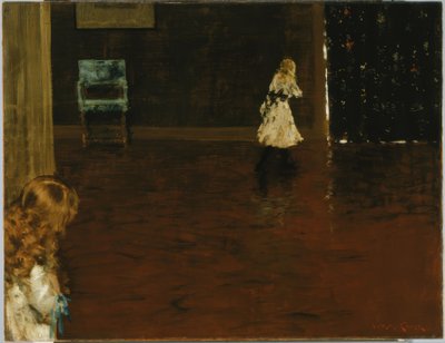 かくれんぼ 作： William Merritt Chase