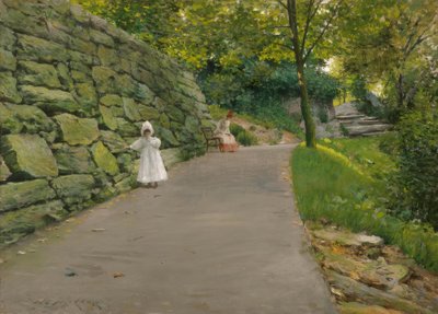 イン・ザ・パーク 作： William Merritt Chase