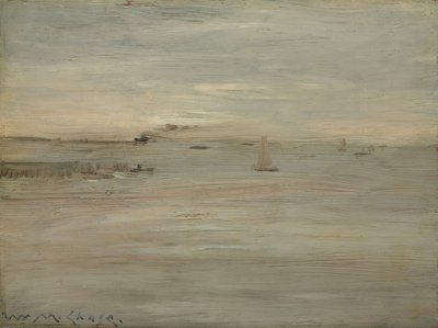 マリン 1888年頃（木・油彩） 作： William Merritt Chase