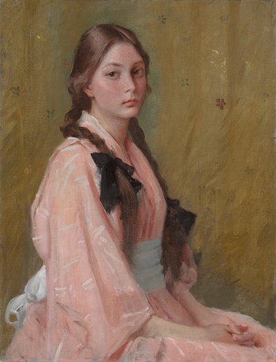 モナ、R。ウィリアムメリットチェイス夫人の娘、1894年頃 作： William Merritt Chase