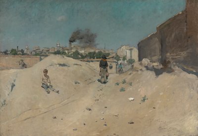マドリード郊外 作： William Merritt Chase