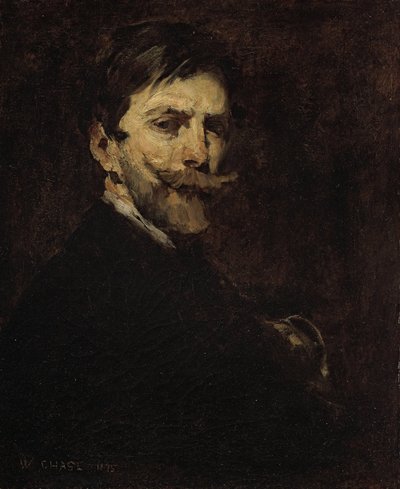 自画像 作： William Merritt Chase