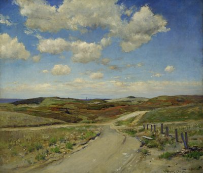 シャインコック・ヒルズ、1895年頃。 作： William Merritt Chase