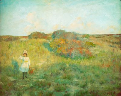 シンネコックの夕日 作： William Merritt Chase