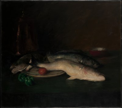 静止画です。魚 作： William Merritt Chase