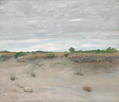 風に吹かれた砂、1894年 作： William Merritt Chase
