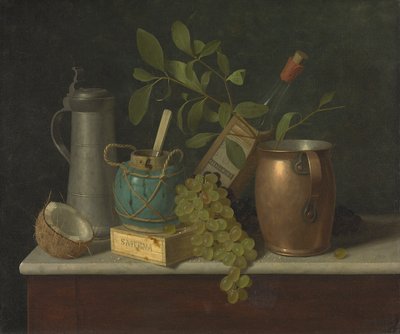 ただのデザート、1891 作： William Michael Harnett