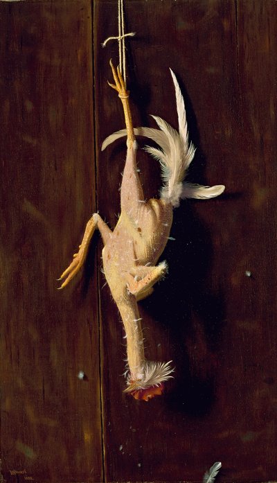 Plucked Clean、1882 作： William Michael Harnett