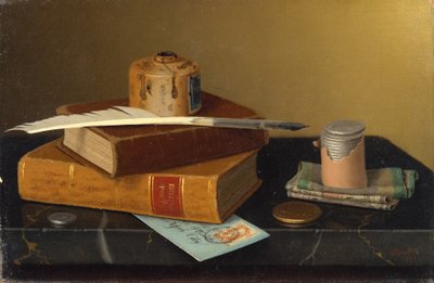 バンカーズテーブル 作： William Michael Harnett