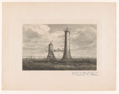ベルロック灯台の建設 作： William Miller