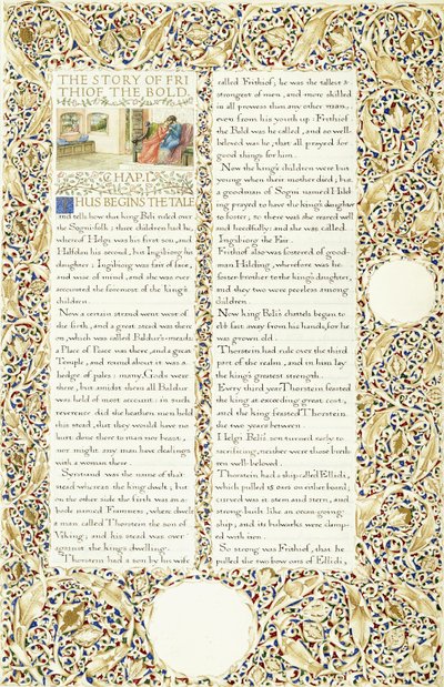 書道と装飾写本、c.1871-1873 作： William Morris