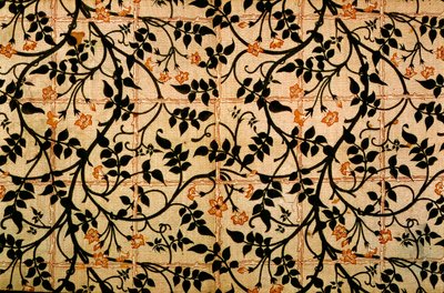 ジャスミントレイルカーテンデザイン、1868-70（プリントコットン） 作： William Morris