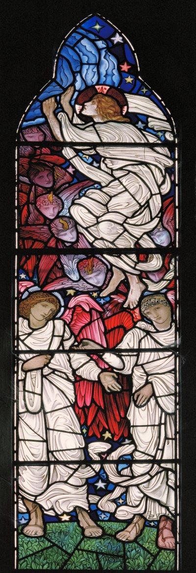 アセンション、1881年（ステンドグラス） 作： William Morris