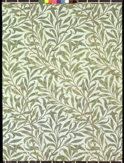 「柳の枝」の壁紙デザイン、1887 作： William Morris