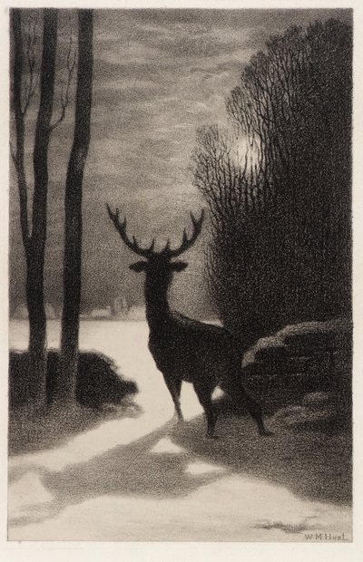 月夜のクワガタ 作： William Morris Hunt