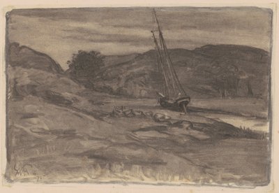 座礁した 作： William Morris Hunt
