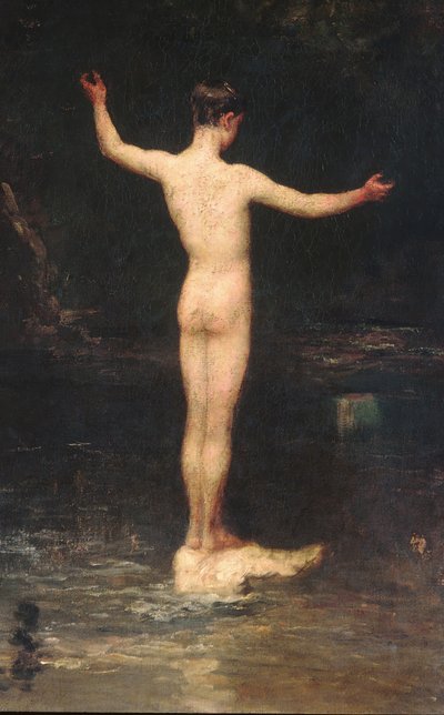 入浴者、1877年。 作： William Morris Hunt