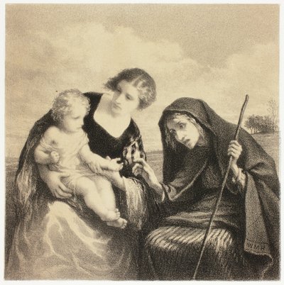 占い師 作： William Morris Hunt