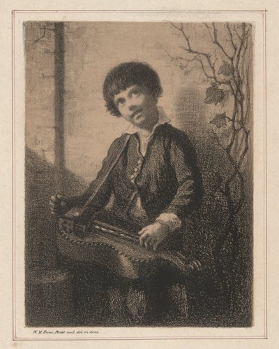 ハーディ・ガーディ・ボーイ 作： William Morris Hunt