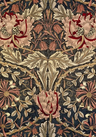 装飾生地、1876-1890。 作： William Morris Tapestry Works