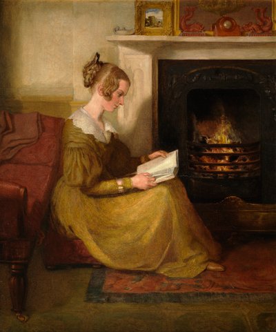 ファイヤーサイド・リード（1825年頃 作： William Mulready