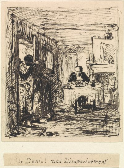 否定と失望 作： William Mulready
