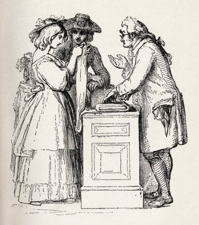 「ウェイクフィールドの牧師 作： William Mulready