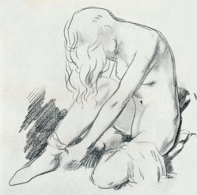 フィギュア調査、20世紀1932年 作： William Newenham Montague Orpen