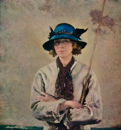 アングラー、c1912 作： William Newenham Montague Orpen