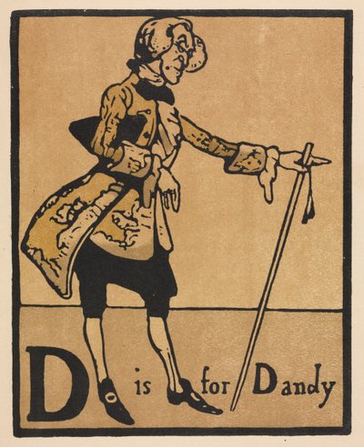 アルファベット: D はダンディ 作： William Nicholson