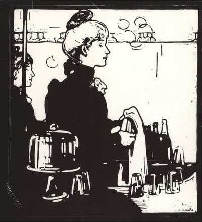 バーメイド（任意のバー） 作： William Nicholson