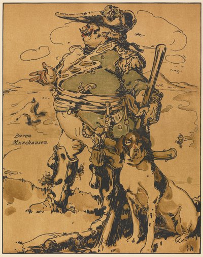 ロマンスの登場人物：ミュンヒハウゼン男爵 作： William Nicholson