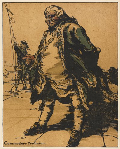 ロマンスの登場人物: 提督トラニオン 作： William Nicholson