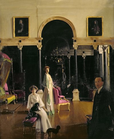プリマス伯爵家の集合写真 作： William Nicholson