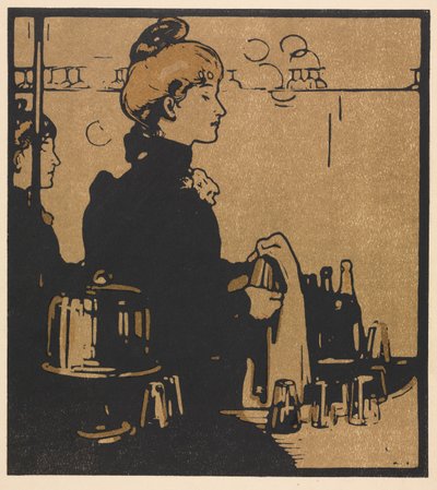 ロンドン タイプ: バーメイド 作： William Nicholson