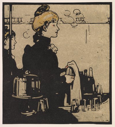 ロンドン タイプ: バーメイド 作： William Nicholson