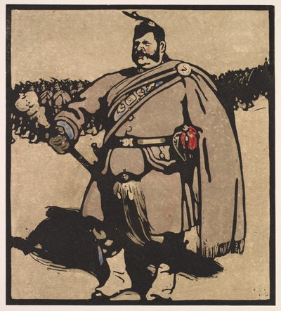 ロンドンのタイプ: ドラムメジャー 作： William Nicholson