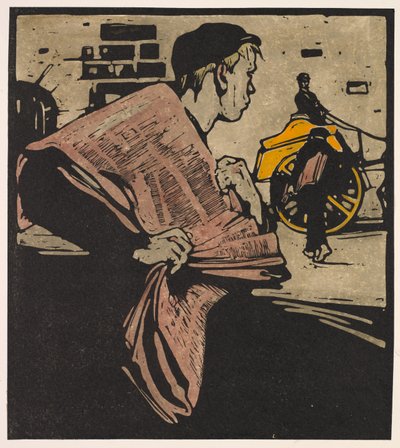 ロンドン タイプ: ニュースボーイ 作： William Nicholson